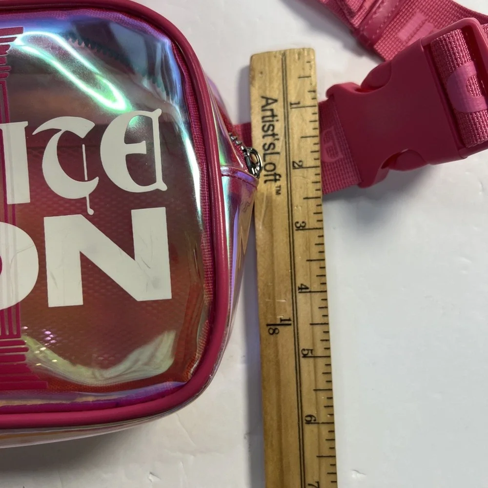 Paris Hilton Women's Infinite Icon Iridescent Belt Bag CG2 Hot Pink One Size